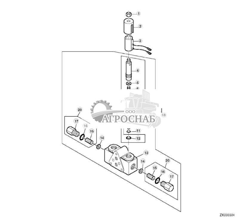 Hydraulic Valve, Wagon Dump 